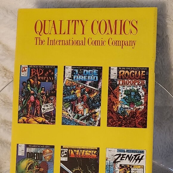 Judge Dredd: Law of Dredd #7 (1990) Quality Comics, Dinosaur, I am the Law - Picture 7 of 14